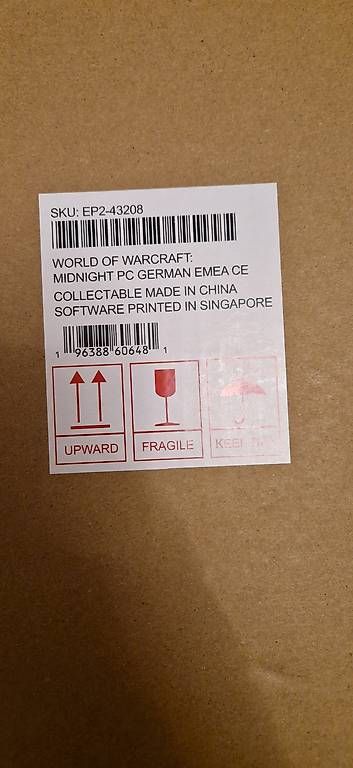 Giochi: WoW Midnight Collector's OVP im Schutzkarton – Usato da Rupperswil venduto da A.Behringer 2
