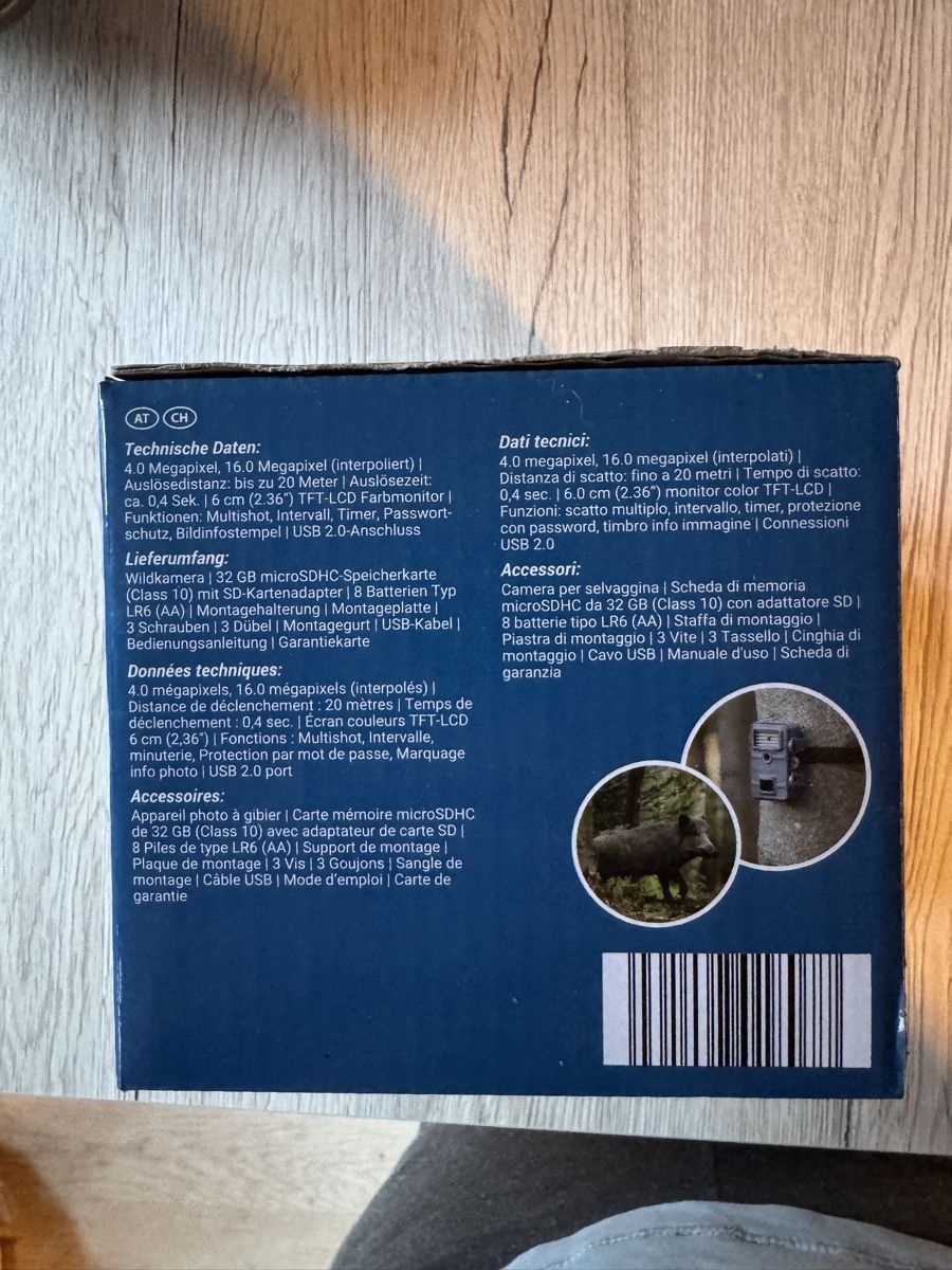 Kamera: Wildtierkamera  – Neu und originalverpackt aus Oberwil i. S. von mimihops4 3