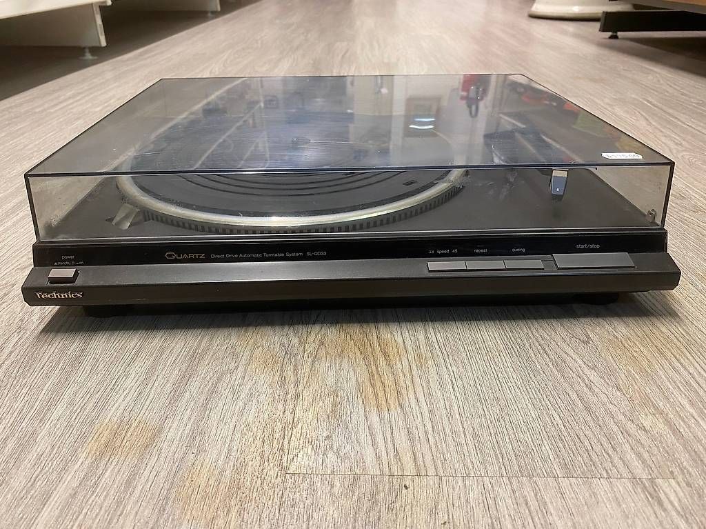 Technics Plattenspieler: Plattenspieler Technics SL-QD 33 schwarz – Gebraucht aus Schaffhausen von Galleria13_Brocki_SH 4