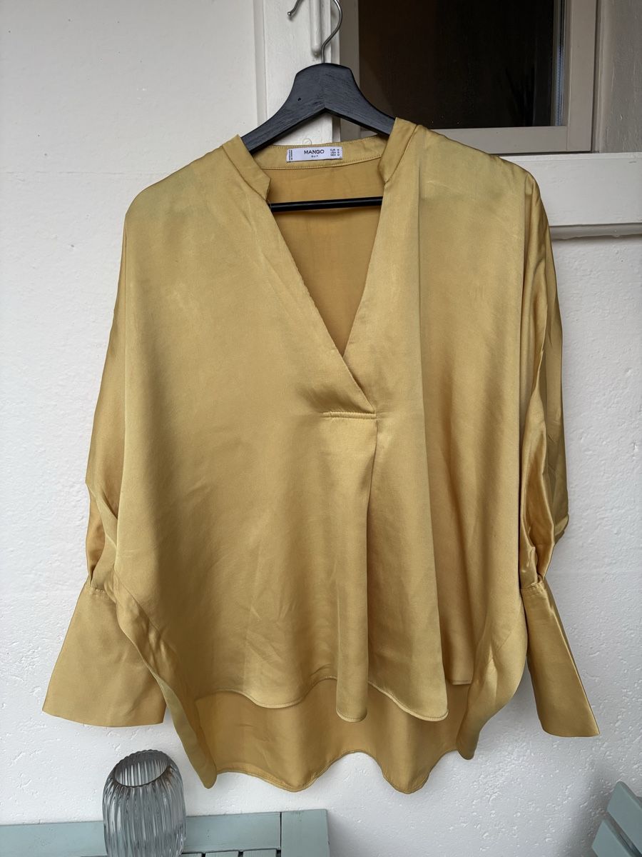 Mango Camicette: Chemisier Mango jaune poussin – Usato da Zürich venduto da mps_9cp7 3