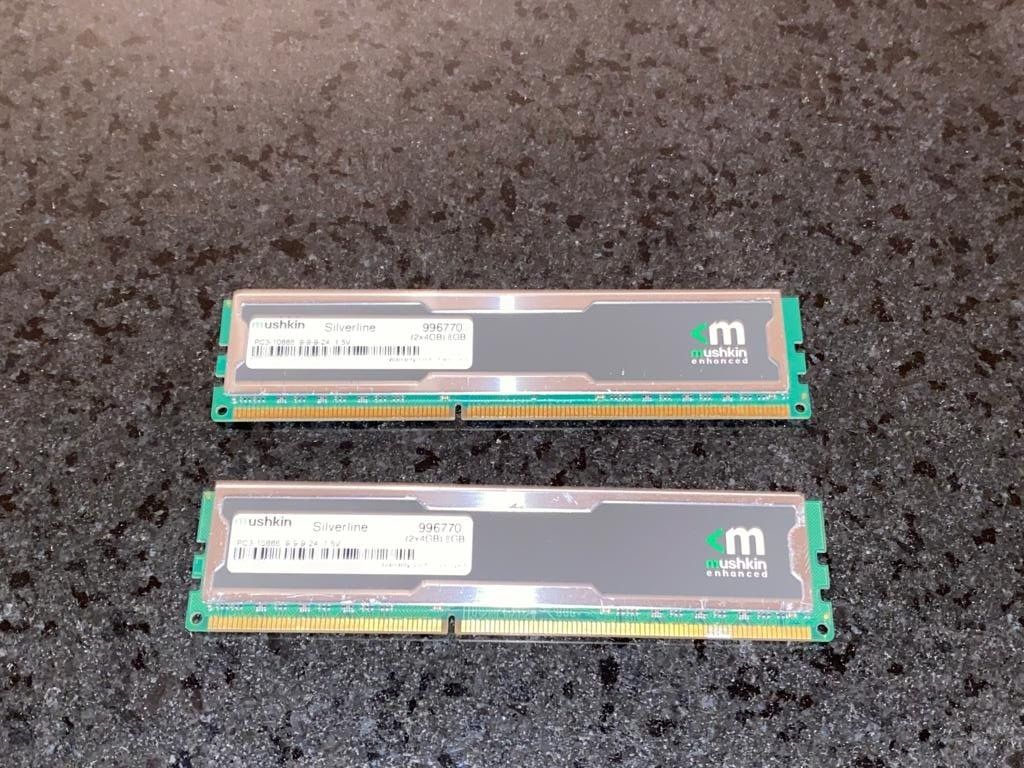 Memory / RAM: (2x) 4GB PC RAM DDR3/PC3 Muskin – Gebraucht aus Sempach von sta_p662