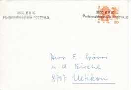 Postannahmestelle Rosswald 3900 Brig