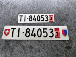 Alte Ticino Autonummernpaar ab 50.-