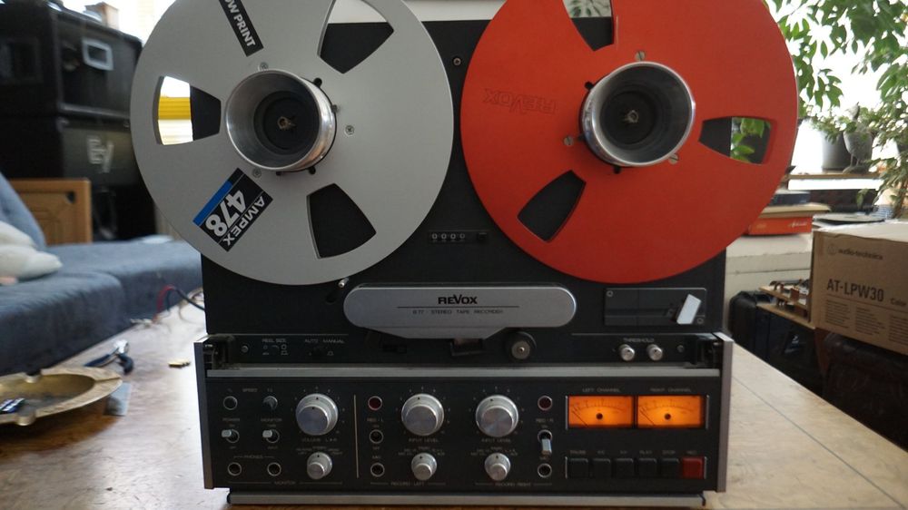 Façade Avant Pour Magnétophone Revox B77 (N°2) - Pièce D'occasion