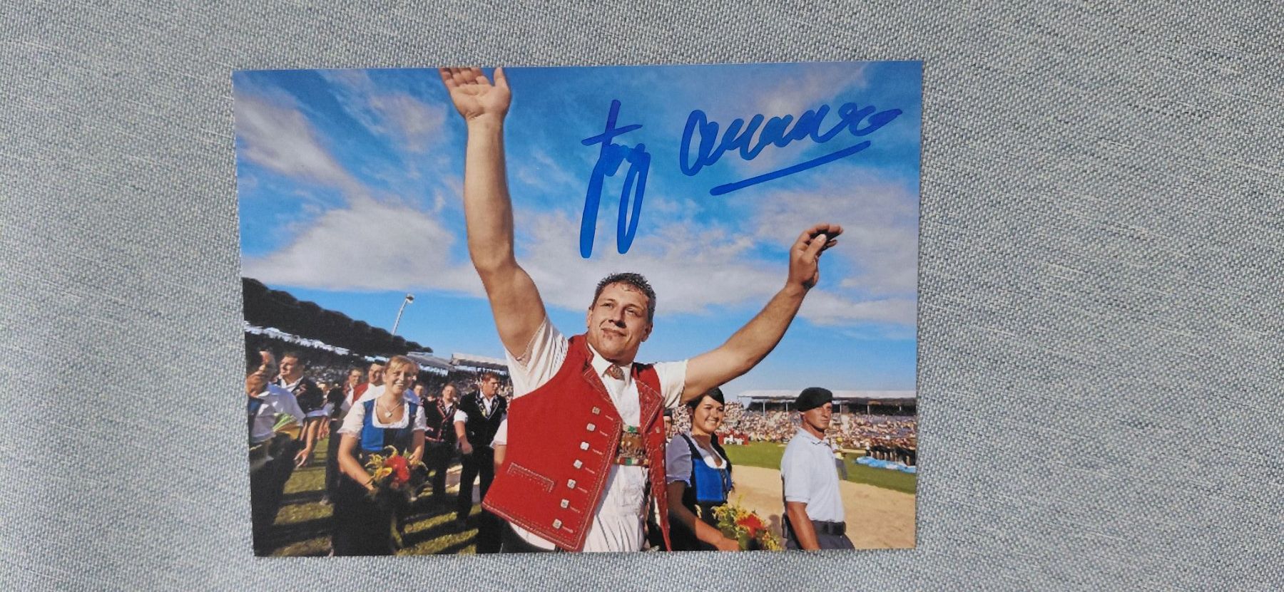 Autographes: Autogramm Jörg Abderhalden – D'occasion à Schmerikon par Olympia04