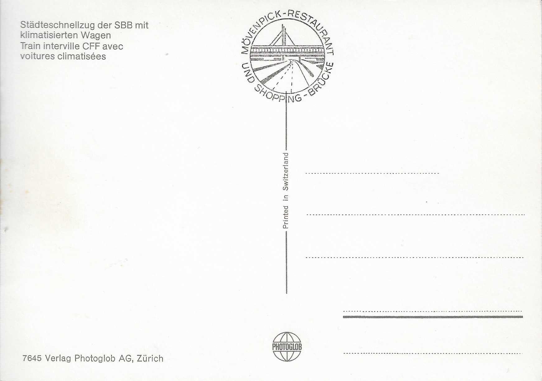 Cartes postales: Städteschnellzug der SBB – Neuf (Voir description) à Rothrist par Stranglehold 1