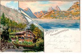 Rütli 1900 - Steinmann Litho