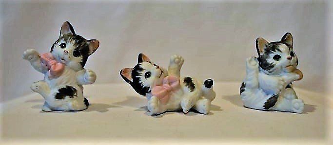 Statuette: Katzen-Figuren-Set / Set figurines chat – Usato da Alterswil FR venduto da Maylea01