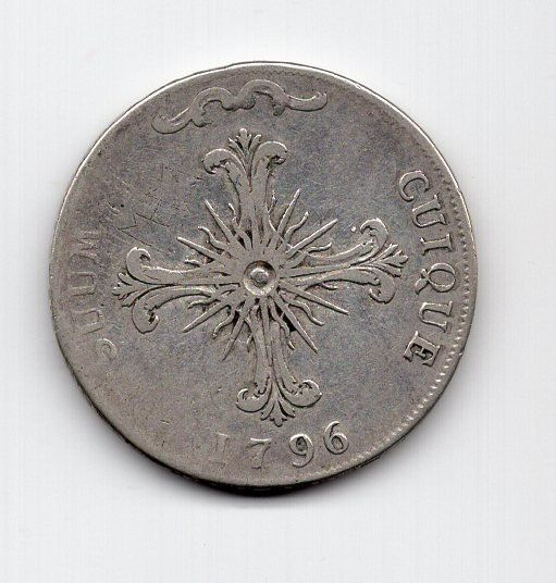Tutti le monete: (2976) Neuenburg, 21 Batz 1796 – Usato da Rüthi (Rheintal) venduto da erdnuessli1 1