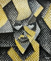 Maske (Öl auf Leinwand) Nr. 126