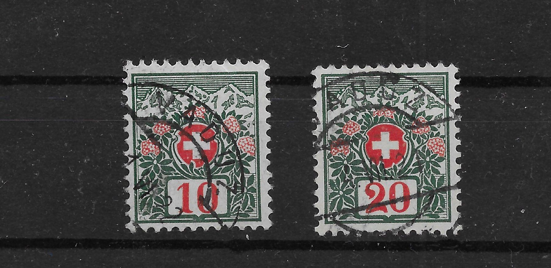 Tutti i francobolli: Nachportomarken mit  Vaduzer Stempel – Usato da Hefenhofen venduto da Richsalz