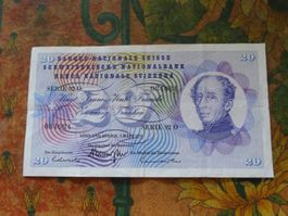 SUISSE  20  Francs  1973  (4684)  Billet