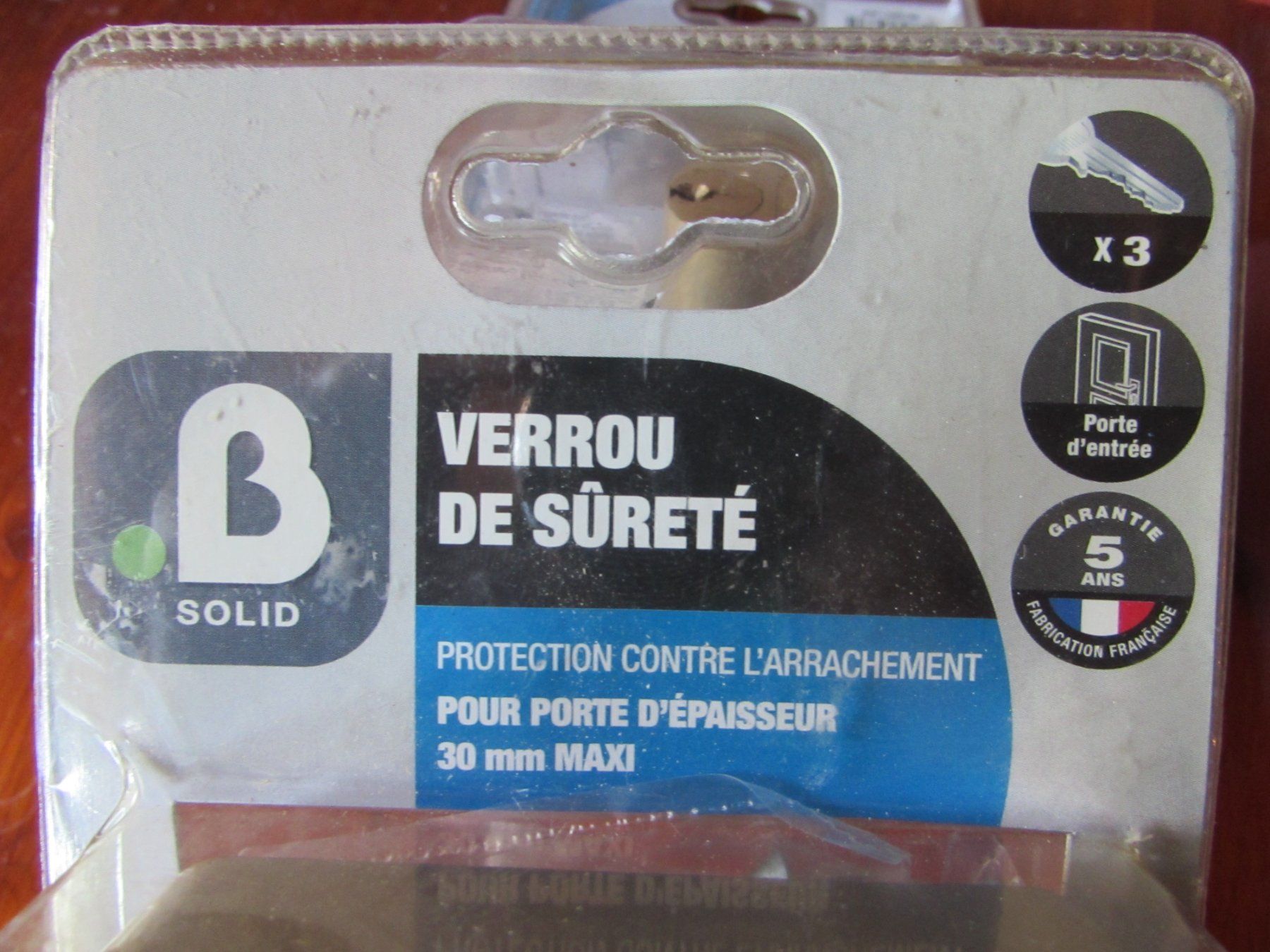 Schlösser: Verrou de Sécurité Doré Neuf - Protection Optimale Porte. – Neu und originalverpackt aus Onnens VD von didier1956 2