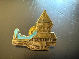 Vintage Anstecknadel Kapellbrücke Luzern, Top Zustand!