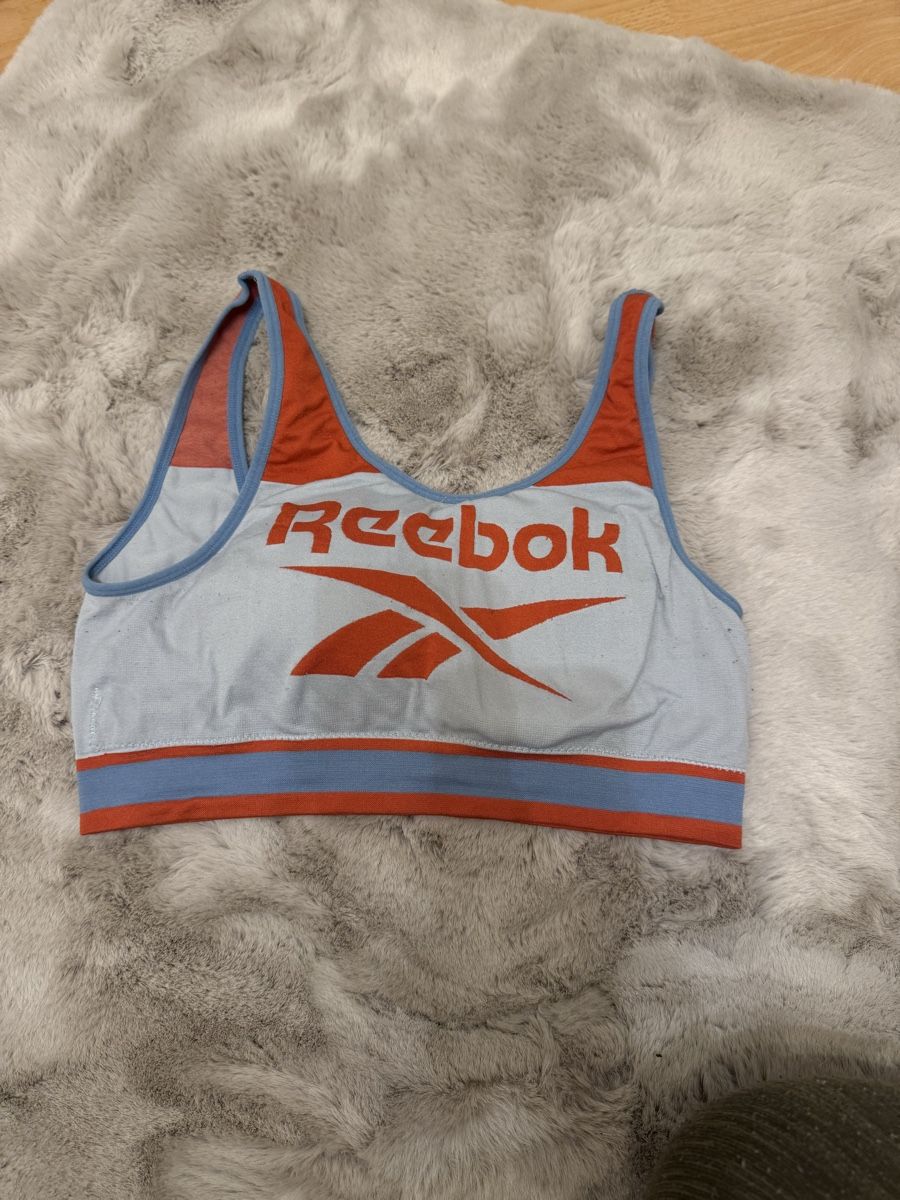 Top: Sport BH Reebok hellblau rot – Nuovo (secondo la descrizione) da Marbach SG venduto da Rob_sta