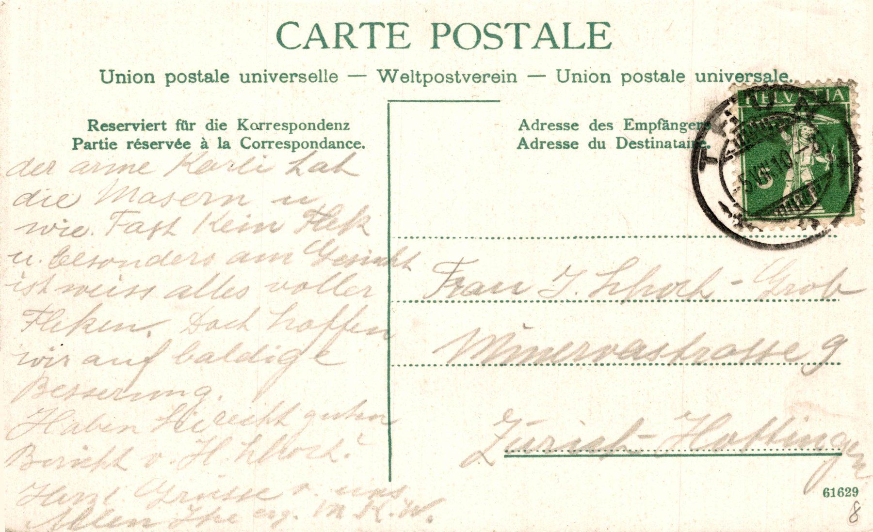 Cartoline postali: Thun. Hauptgasse – Usato da Bronschhofen venduto da Astore 1