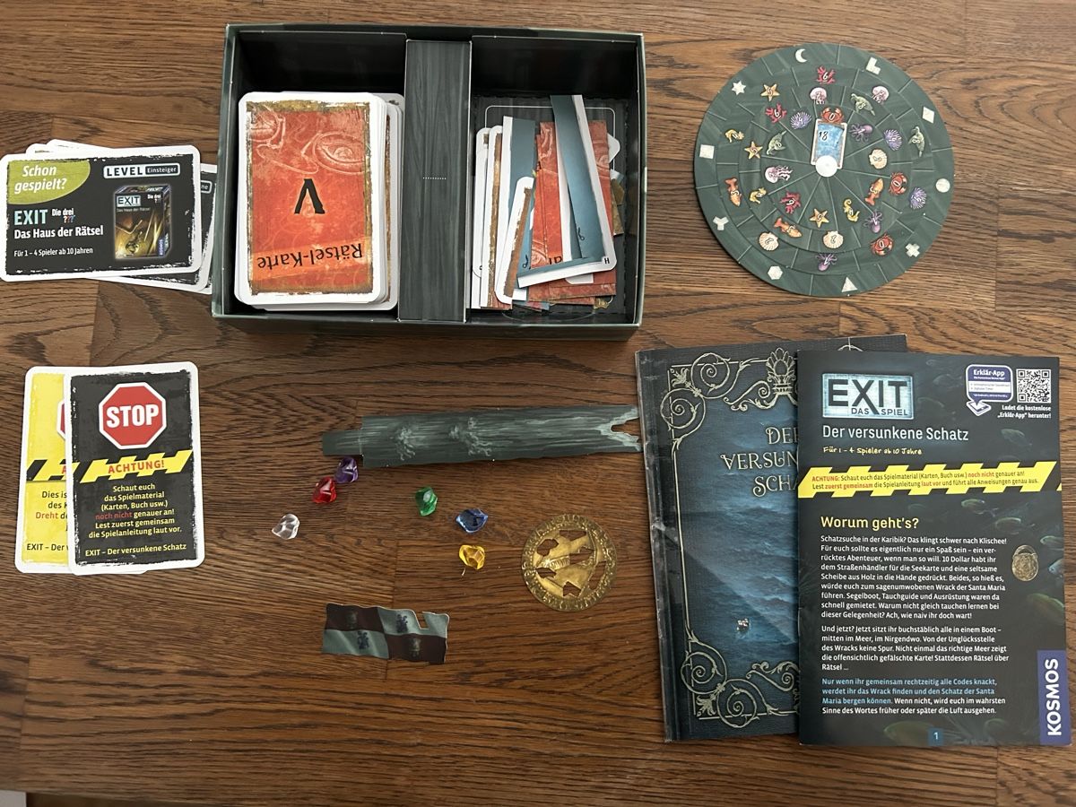 Kosmos Spiele: Exit - Das Spiel: Der versunkene Schatz  - guter Zustand – Gebraucht aus Wolhusen von eve_m6cg 1