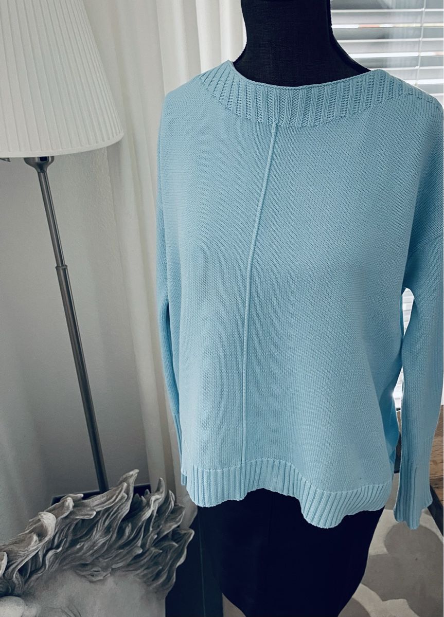 Peter Hahn Pullover & Sweatshirts: Chicer Peter Hahn Pullover in Himmelblau Turquise – Gebraucht aus Winkel von KaschmirArt 8