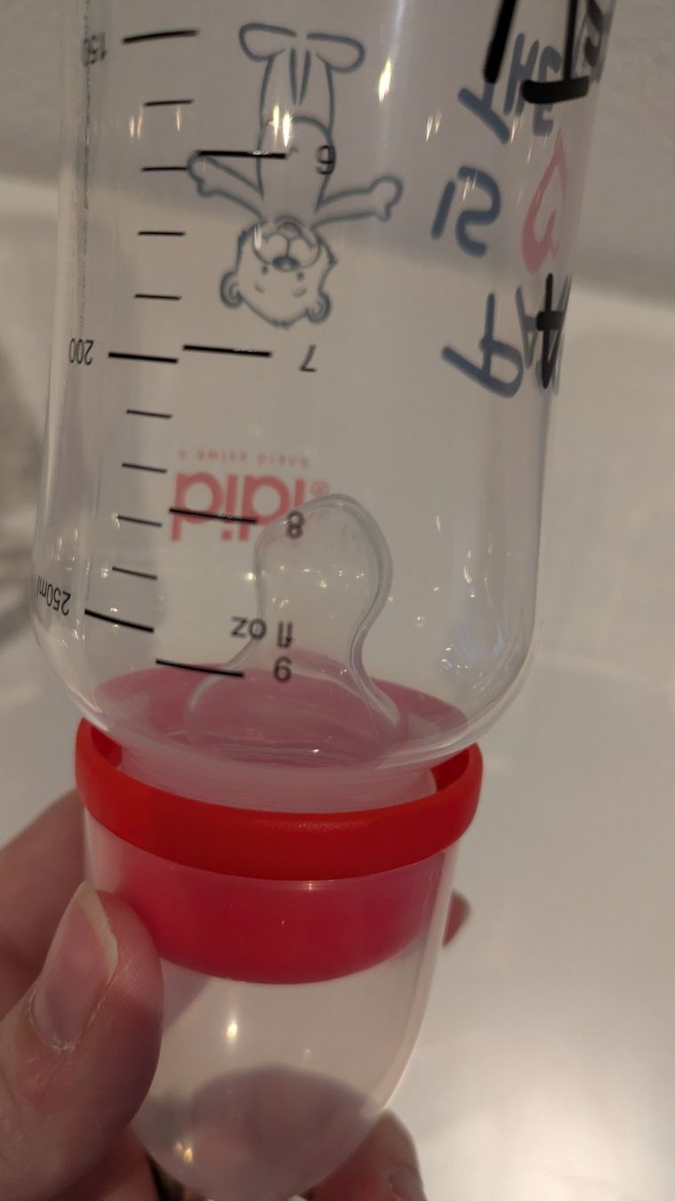 Bibi Pasti del neonato: bibi Flasche - Schöppeli - Papa is the best - 250 ml – Nuovo e nell'imballaggio originale da Staufen venduto da Fleby84 3