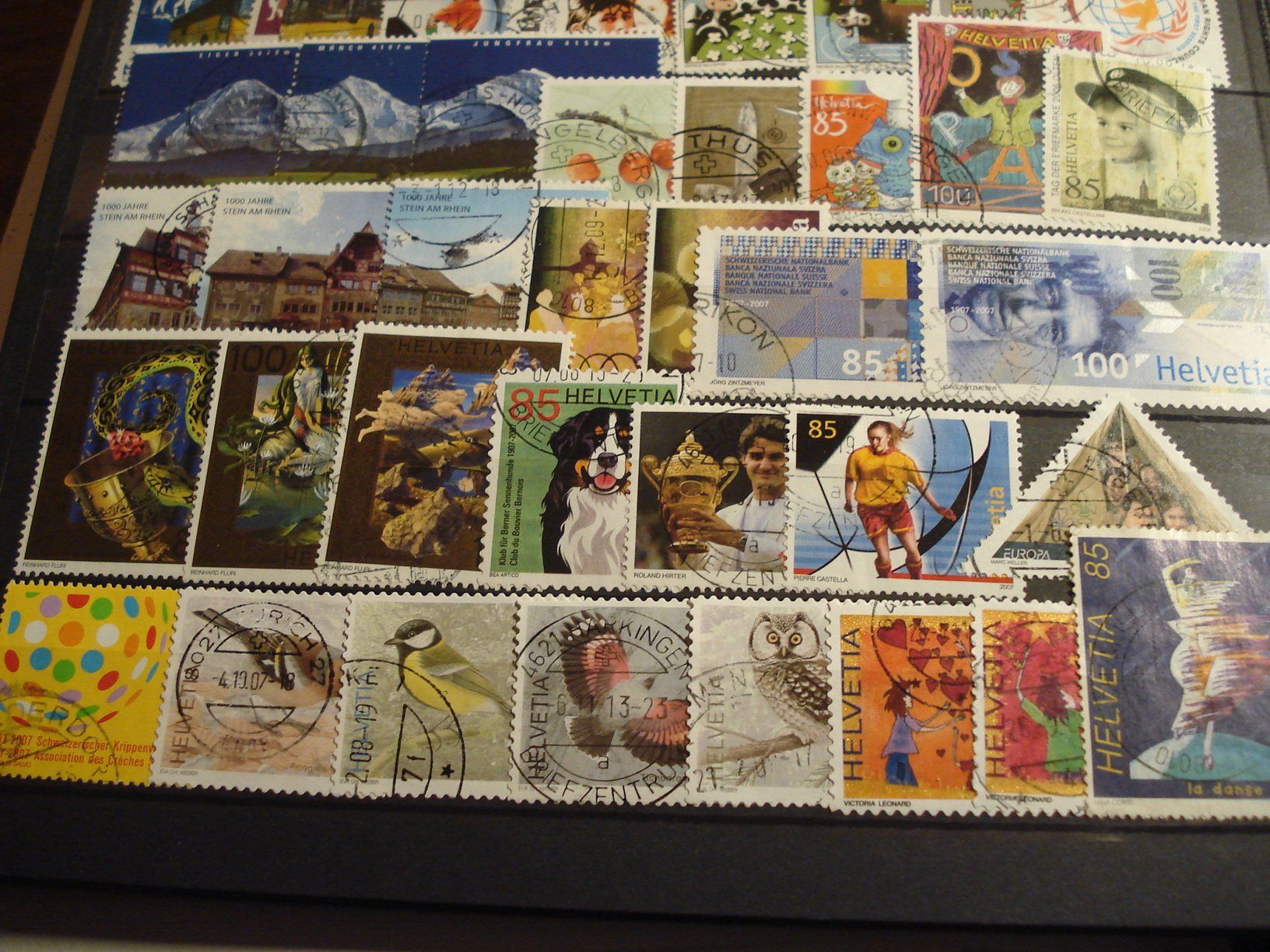 Tous les timbres: Lot moderne Schweiz gestempelt – D'occasion à Niederwil AG par morostahu 5
