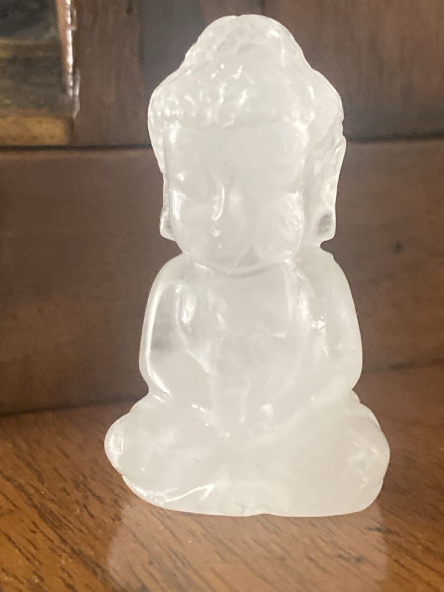 Statuette: Kleine Buddha Figur aus Kristall – Nuovo (secondo la descrizione) da Berikon venduto da Samurai67ch