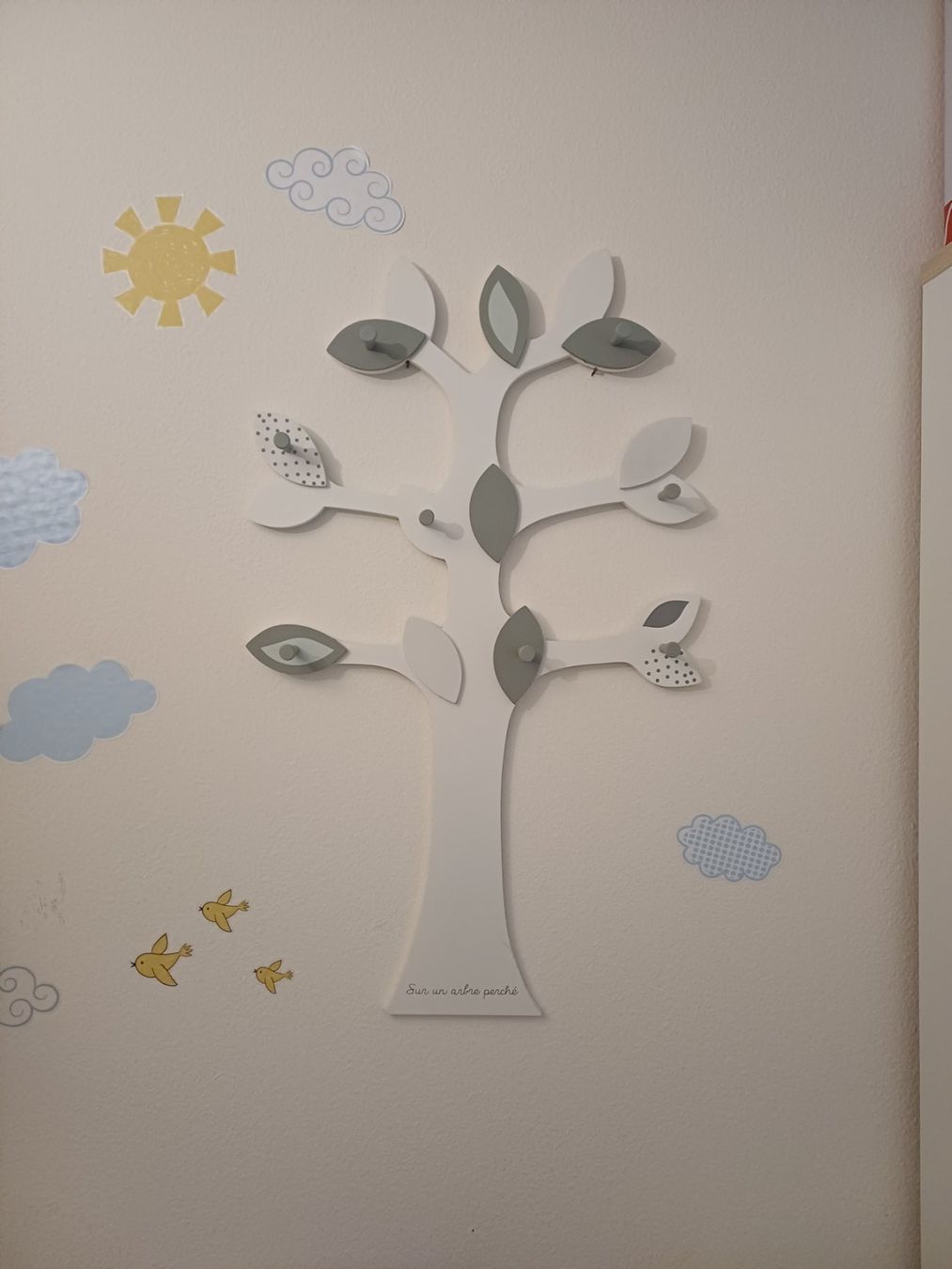 Alle Dekorationen: Tree shaped wall hook rack white grey used – Neu (gemäss Beschreibung) aus Zürich von Margarida_123 2