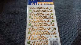 Sticker "Viel Glück"