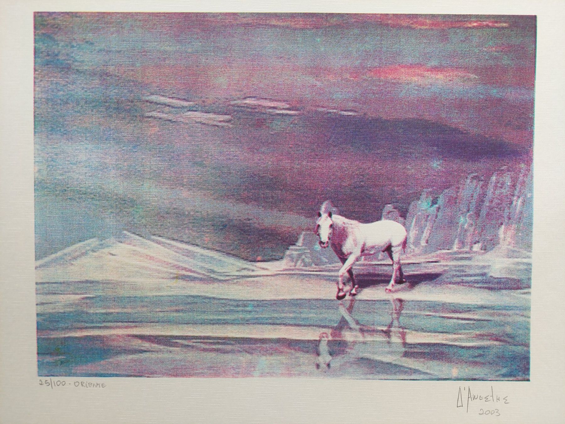Gemälde: Bild Pferd (Kunst) – Gebraucht aus Kottwil von Mmvzphs