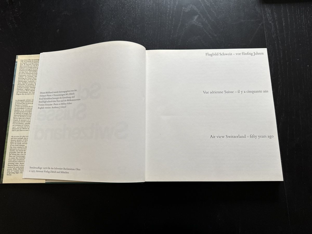 Libri: Swissair Flugbild SCHWEIZ – Usato da Erstfeld venduto da Uhu1980 1