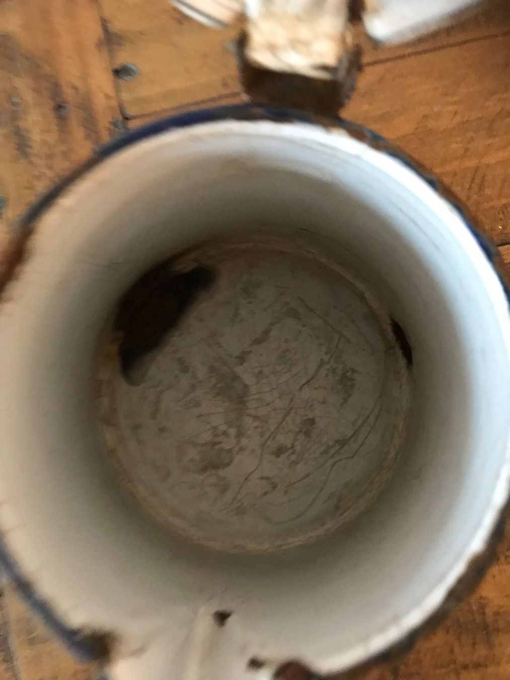 Caraffe: Emaille Kanne mit Scharnierdeckel – Usato da Rapperswil SG venduto da cosiba01 4