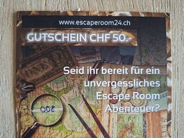 Gutschein Escape Room 50.-