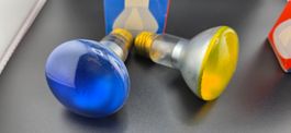 TUNGSRAM Miniflex Reflektorlampen – 40W – E27 – Blau & Gelb