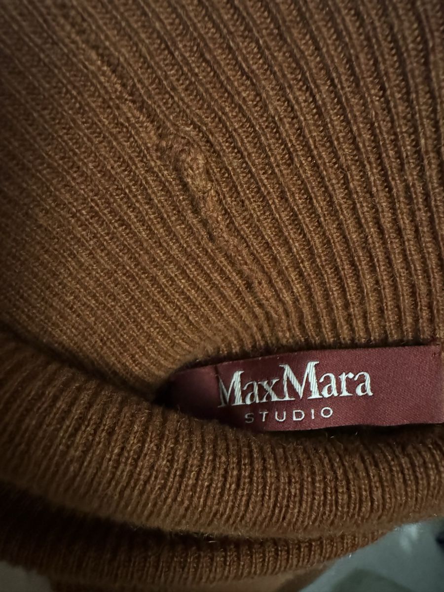 Max Mara Maglioni & Felpe: MaxMara Studio Rollkragenpullover aus Kaschmir raun Grösse S – Usato da Zürich venduto da Chanelle07 3