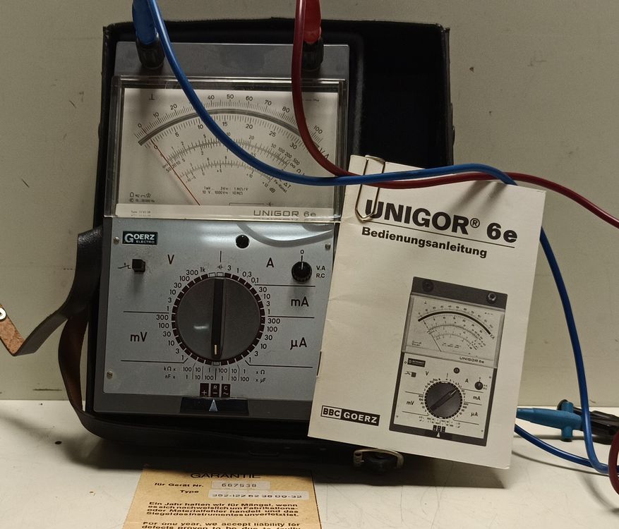 Unigor 6e Analog-Multimeter - Vintage Messgerät(em45) (Gebraucht) in ...