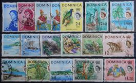 Dominica British Kat. 160-176 gest. 1963 Kat. 42 Euro