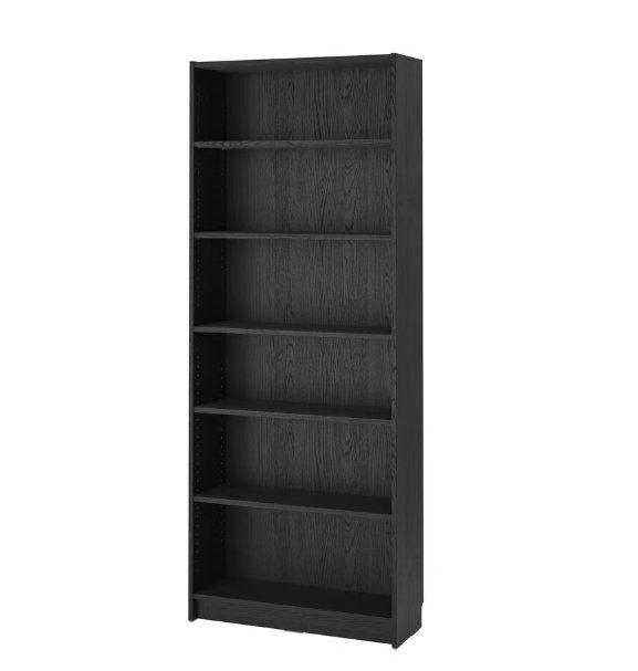 Ikea Étagères: IKEA BILLY Regal, schwarz Eichenachbildung, inkl. 6 Tablare – D'occasion à Arnegg par EllineFleur 1