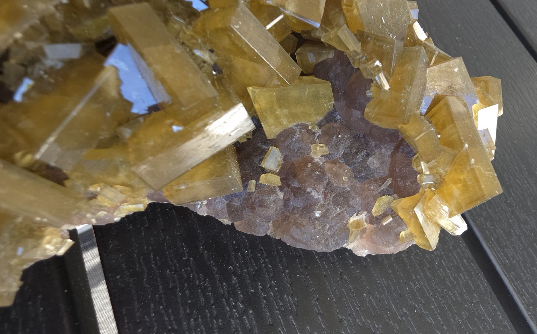 Minerali & Pietre curative: Fantastischer Baryt auf Fluorit – Usato da Däniken SO venduto da Cavansit 5