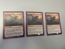 MTG 3x "Sarkhans Triumph"
