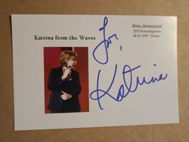 Katrina and the Waves -  original Autogramm