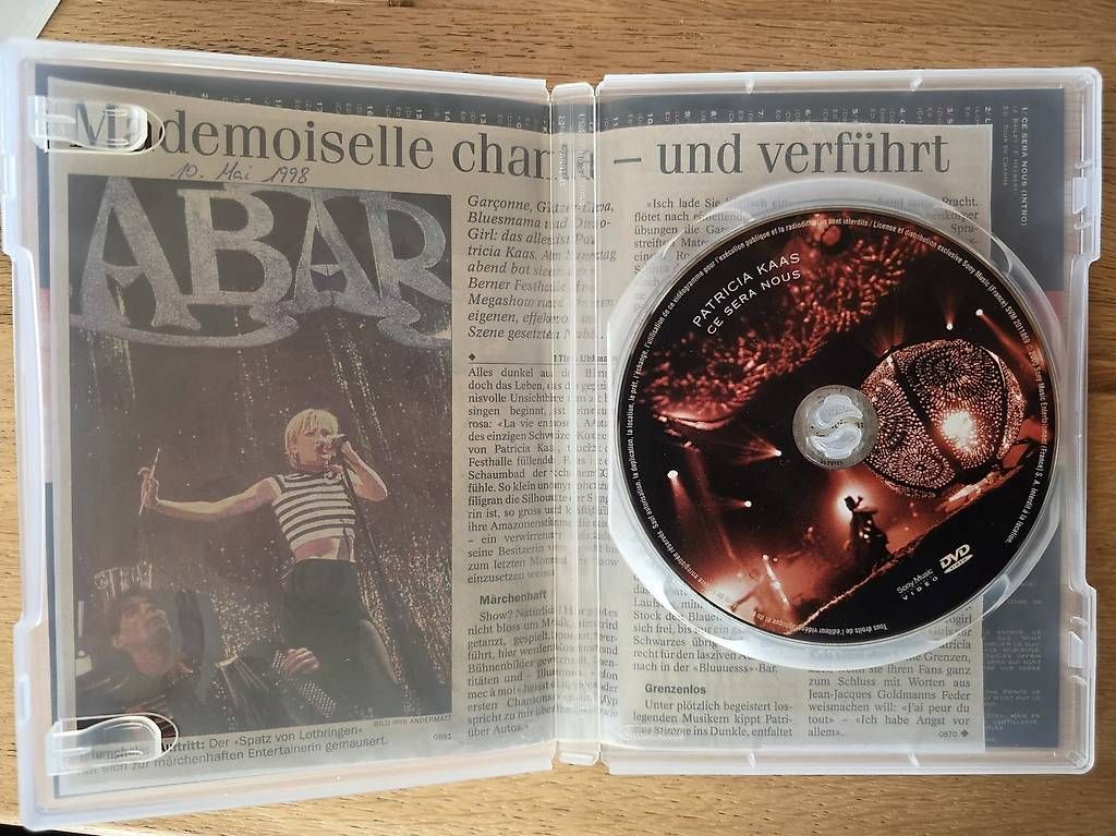Tutti i DVDs: Patricia Kaas – Usato da Heimberg venduto da Cpidu 2