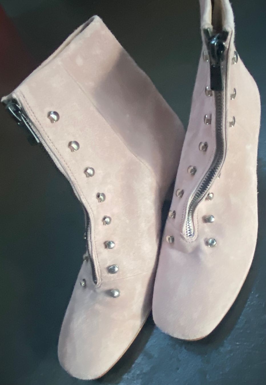 Scarpe da donna: Stiefeletten blassrosa Wildleder NEU 38 – Usato da Chur venduto da simhofstr 1