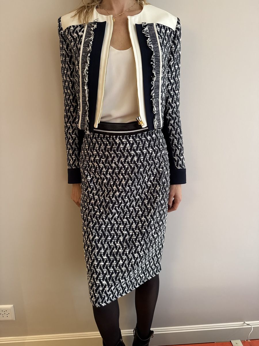 Completi & Tailleur: Roland Mouret Costume à franges brodées – Nuovo (secondo la descrizione) da Genève venduto da iry_67wr 5