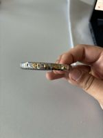 Gold Detail Armband 750 mit stainless Steal Band