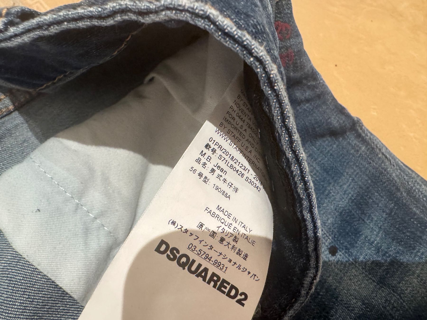 Dsquared2 Jeans: Dsquared2 NWT Jeans, ital 56 oder 3XL, Np 590 Fr – Neu (gemäss Beschreibung) aus Klingnau von Markus14 4