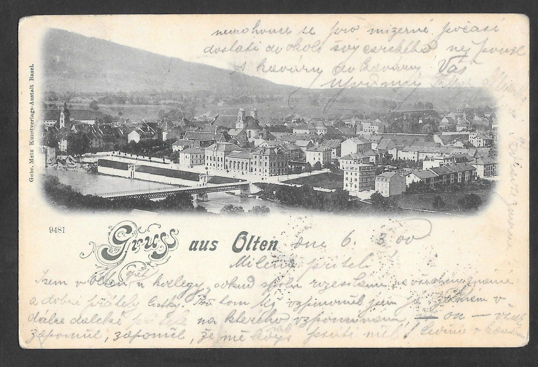 Cartoline postali: Olten Teilansicht – Usato da Olten venduto da clotaldi