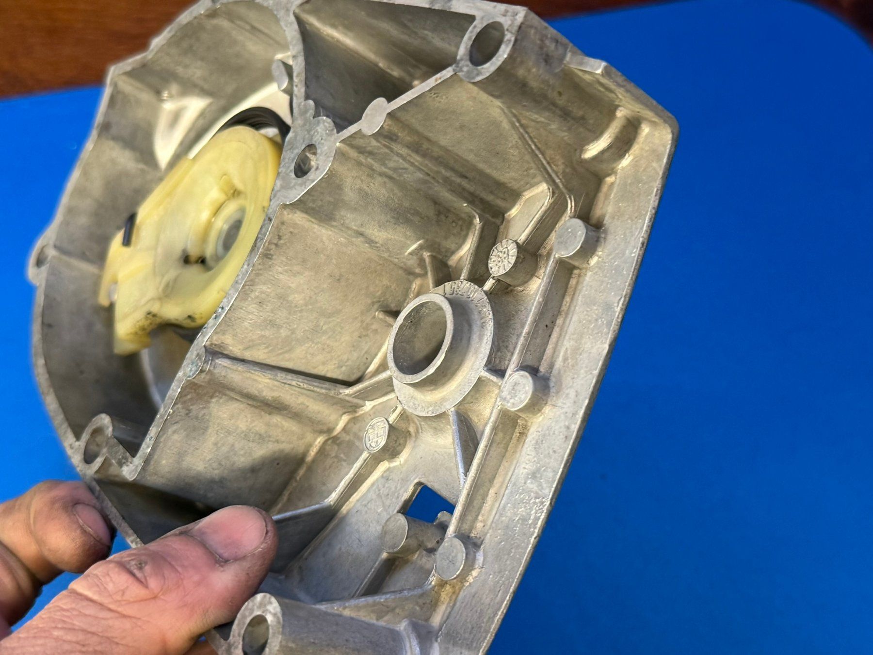 Parti ricambio per ciclomotori: Puch E50 Deckel mit Startmechanismus Maxi Plus glaube ich – Usato da Bolken venduto da si.x.las 4