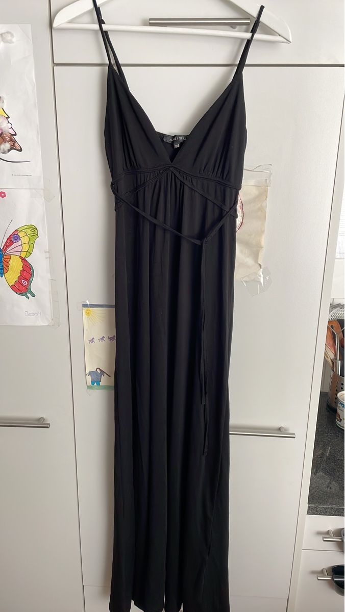 Vestiti: schwarzes Maxikleid, Gr. 38, – Usato da Zürich venduto da Sonnenschein_