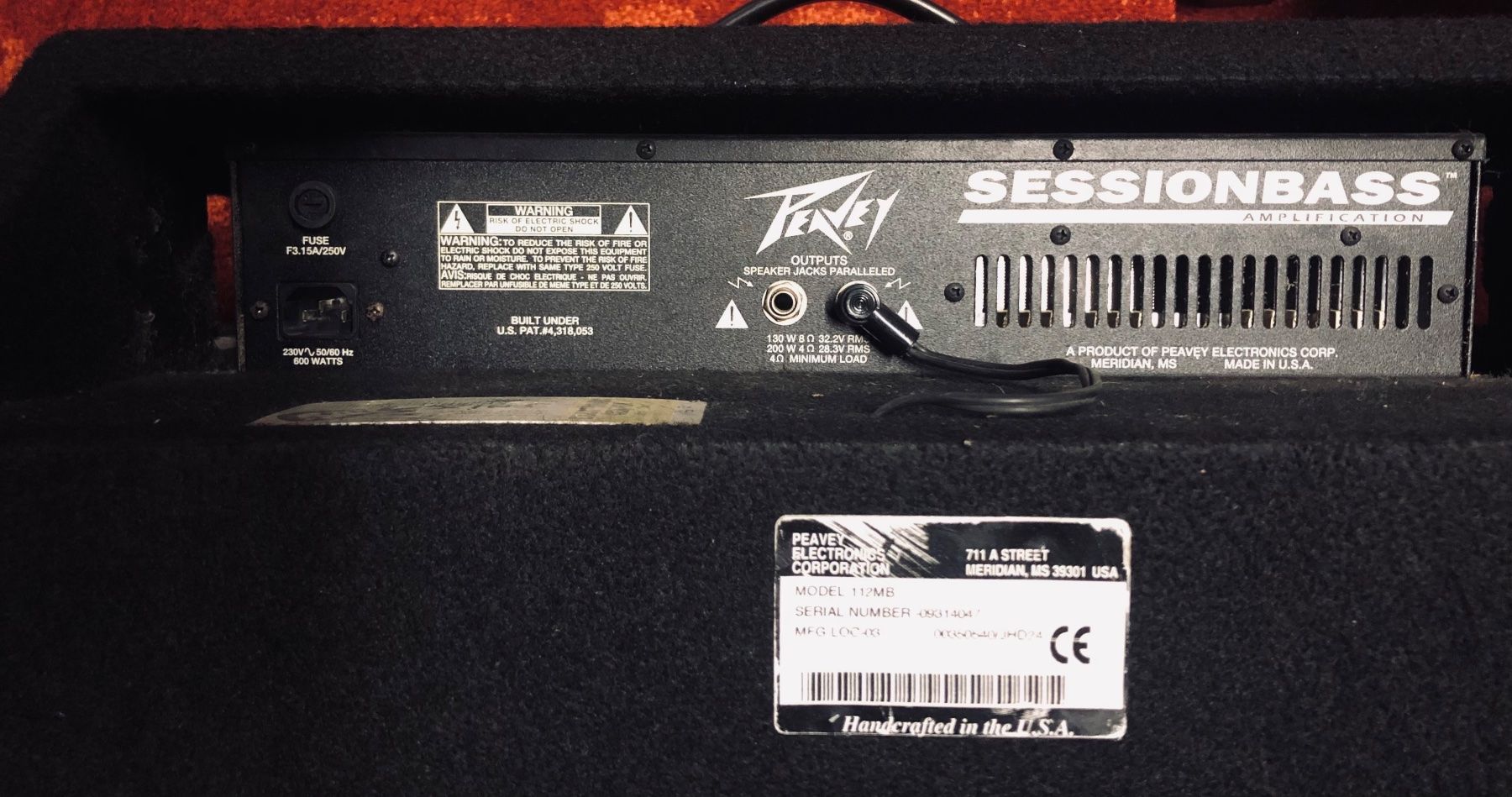 Peavey Amplificatori: PEAVEY BASS AMPLIFICATORE Model 112 MB – Usato da zug venduto da tri_sy2l 3