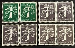 Zum.Z25f,Z26d-f SBK 75.- Landesausstellung Sondermarken