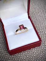 Bague / Ring or sertie de grenat NEW 🎁